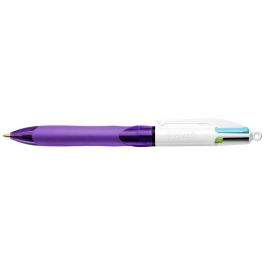 Stylo Couleurs Pastel Bille R Tractable Bic Grip Fun Arc Registres