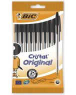 Photo BIC Stylo à bille Cristal Original Noir 830864 Sachet