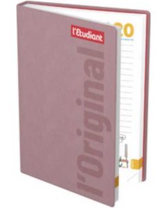 Agenda Scolaire 2025/2026 - L'Etudiant l'Original - Rose OXFORD