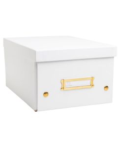 Boite de rangement A5+ - 215 x 280 x 150 mm - Blanc EXACOMPTA Néo Déco 62258E