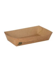 Photo Barquette pour snack - 155 x 85 x 35 mm PAP STAR Pure