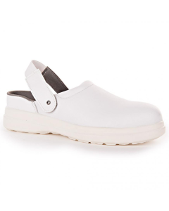 Chaussure de sécurité Clog Blanc - Taille 41 : HYGOSTAR Photo